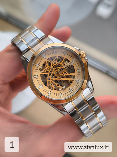 ساعت مچی مردانه اتوماتیک مارک جم استار GEMSTAR بند استیل