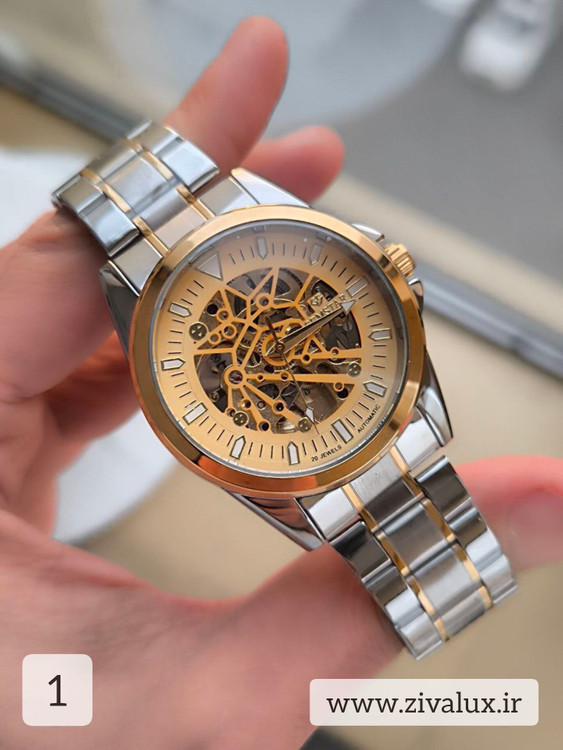 ساعت مچی مردانه اتوماتیک مارک جم استار GEMSTAR بند استیل