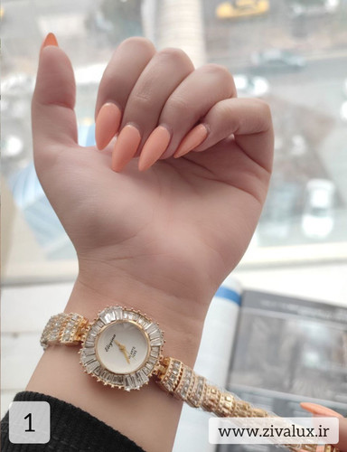 ساعت مچی زنانه مارک الینا Eliyina بند نگین دار