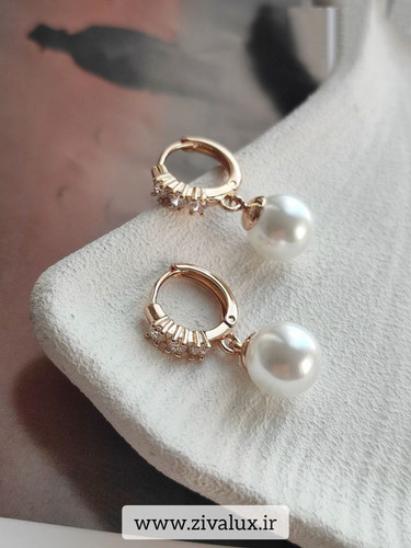 گوشواره زنانه مارک ژوپینگ XUPING مرواریدی