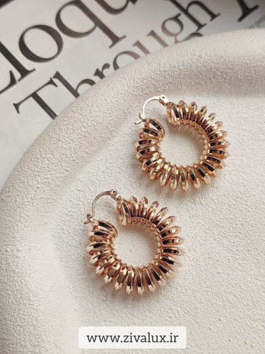 گوشواره زنانه حلقه ایی مارک ژوپینگ XUPING