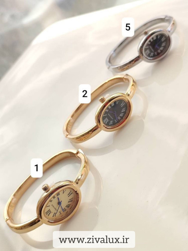 ساعت مچی زنانه مارک کارتیر CARTIER بند النگویی استیل