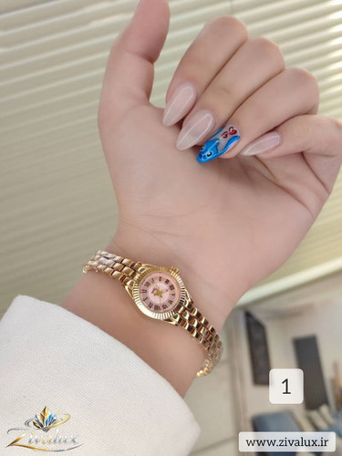 ساعت مچی زنانه طرح رولکس ROLEX بند استیل