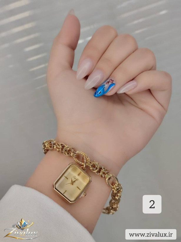 ساعت مچی زنانه مارک CACAXI بند دستبندی استیل