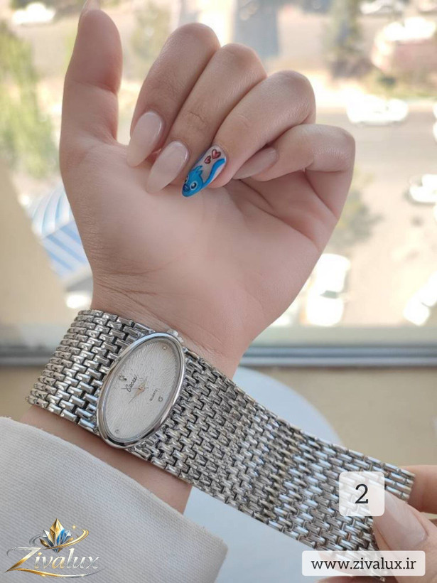 ساعت مچی زنانه مارک CACAXI بند استیل پهن
