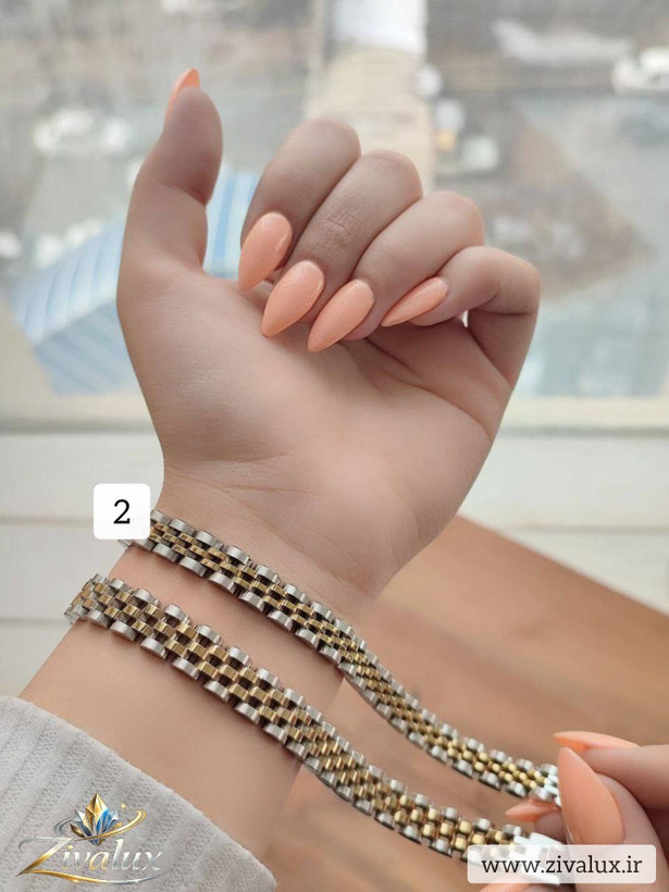 دستبند مردانه و زنانه مارک رولکس ROLEX استیل
