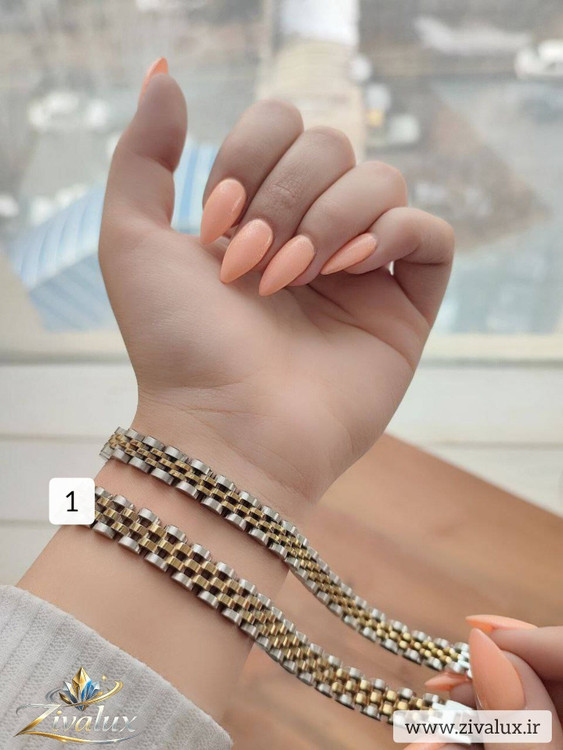 دستبند مردانه و زنانه مارک رولکس ROLEX استیل