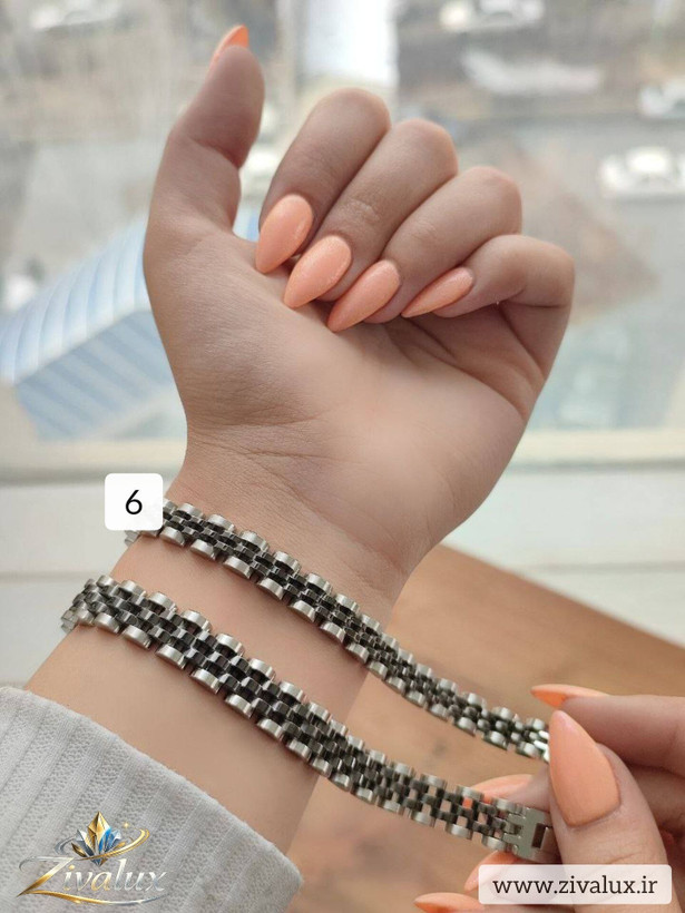 دستبند مردانه و زنانه مارک رولکس ROLEX استیل