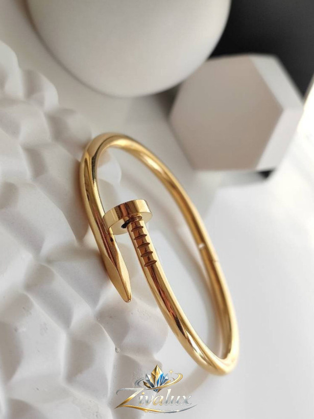بنگل زنانه طرح میخی استیل Bangle