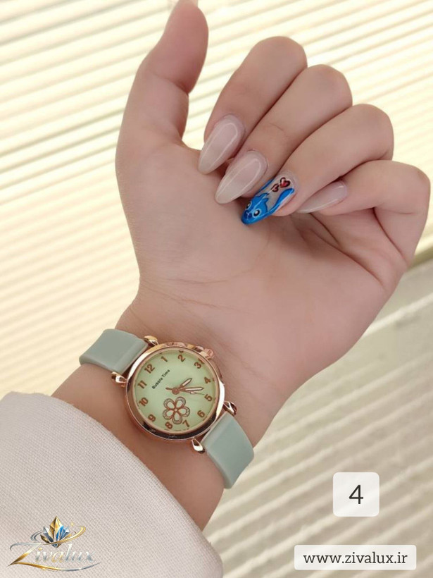 ساعت دخترانه مارک BUBBLE TIME بند سیلیکونی