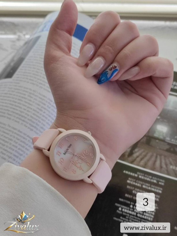 ساعت دخترانه مارک BUBBLE TIME بند سیلیکونی
