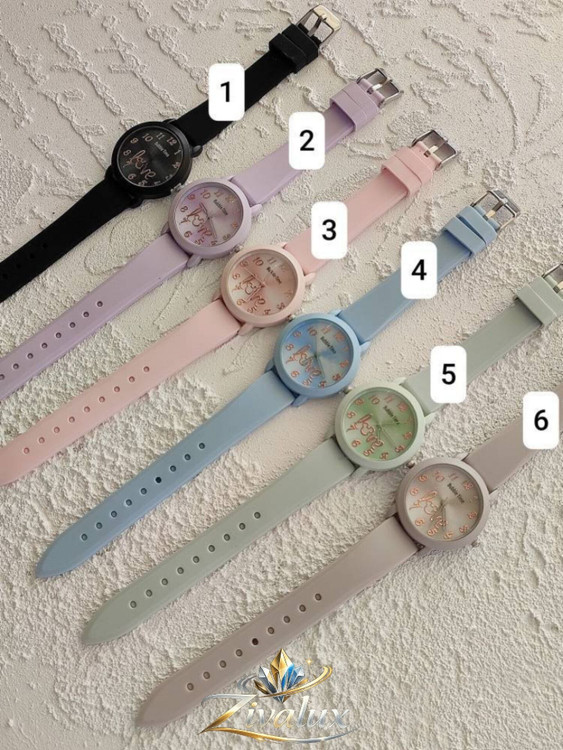 ساعت دخترانه مارک BUBBLE TIME بند سیلیکونی