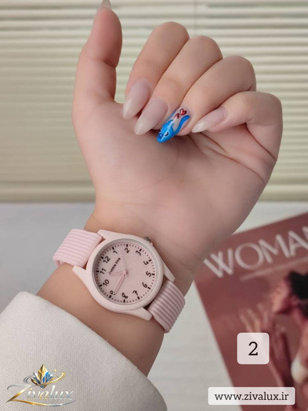 ساعت دخترانه مارک BUBBLE TIME بند سیلیکونی