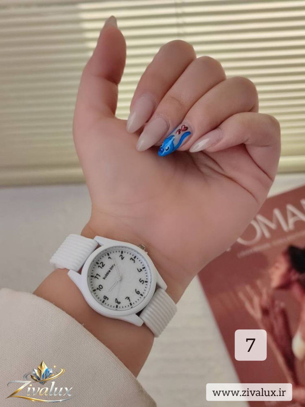 ساعت دخترانه مارک BUBBLE TIME بند سیلیکونی