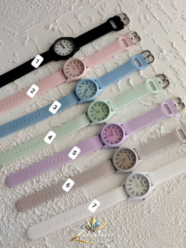 ساعت دخترانه مارک BUBBLE TIME بند سیلیکونی