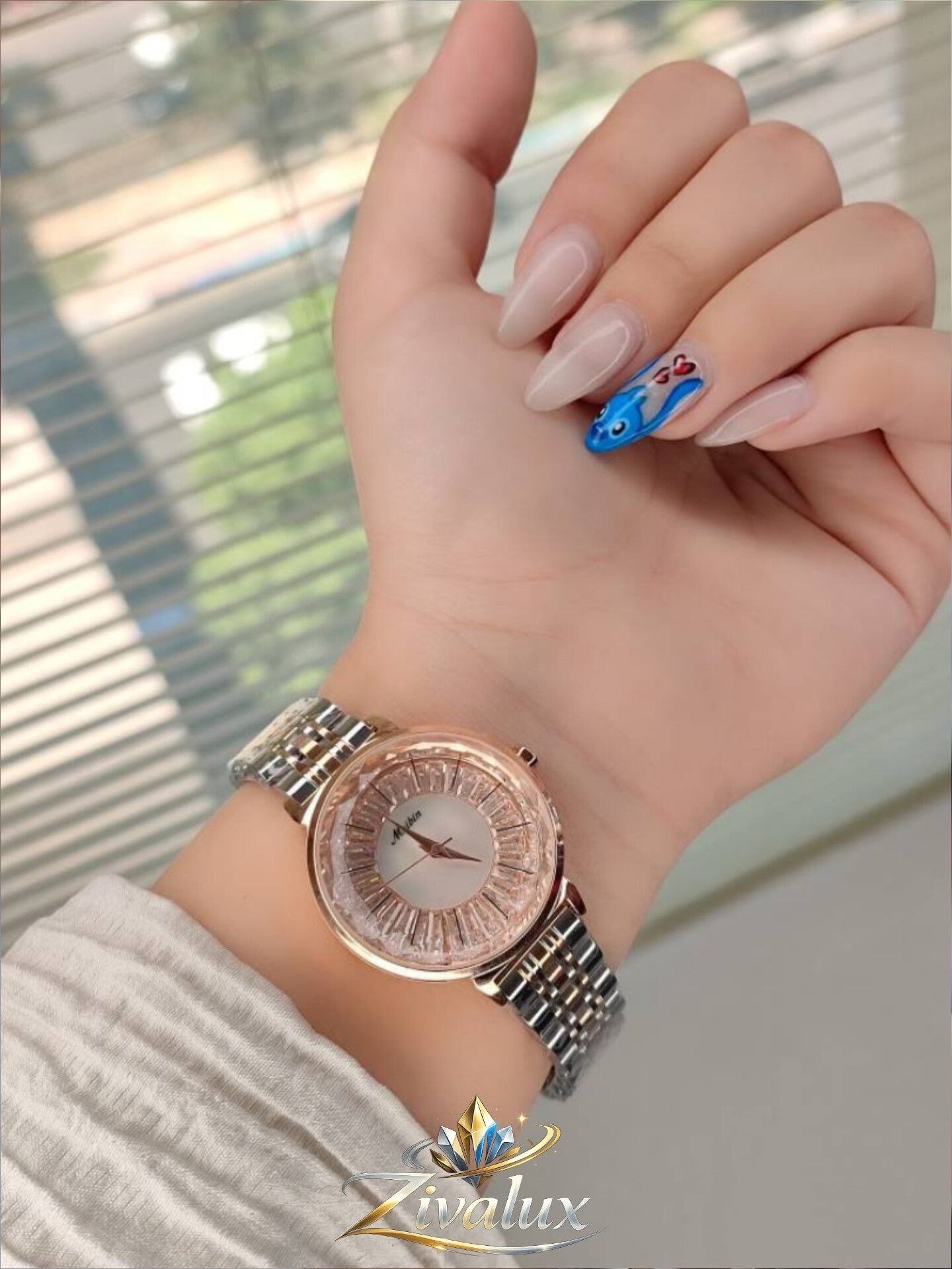 ساعت مچی زنانه مارک Meibin بند استیل