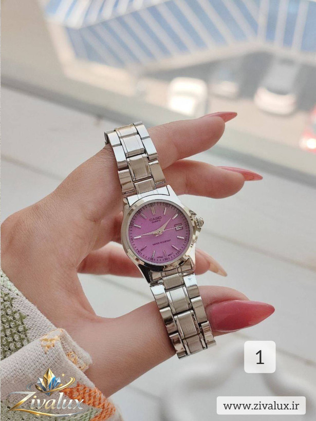 ساعت مچی زنانه مارک کاسیو CASIO بند استیل