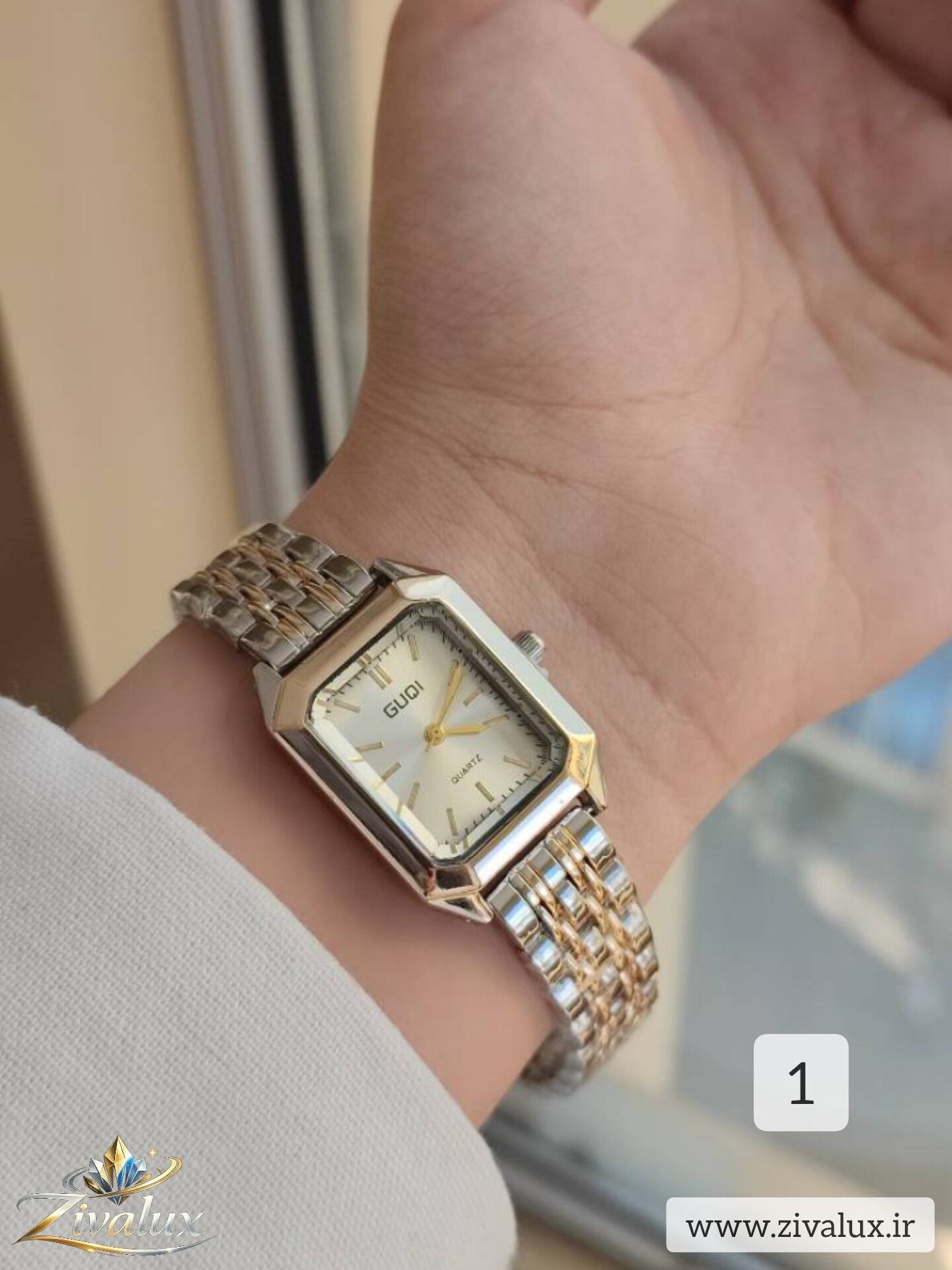 ساعت مچی زنانه مارک GUQi بند استیل