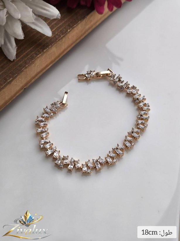 دستبند زنانه مارک ژوپینگ XUPING طرح نگین دار