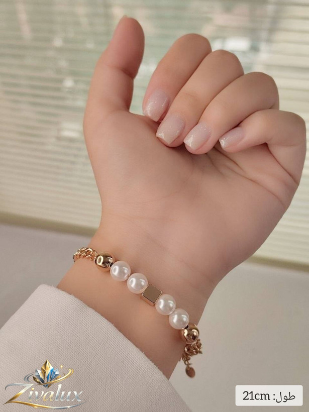 دستبند زنانه مارک ژوپینگ XUPING مرواریدی