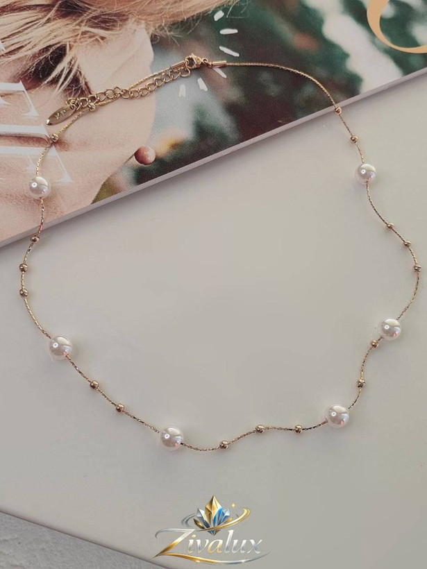 گردنبند زنانه مارک ژوپینگ XUPING مرواریدی