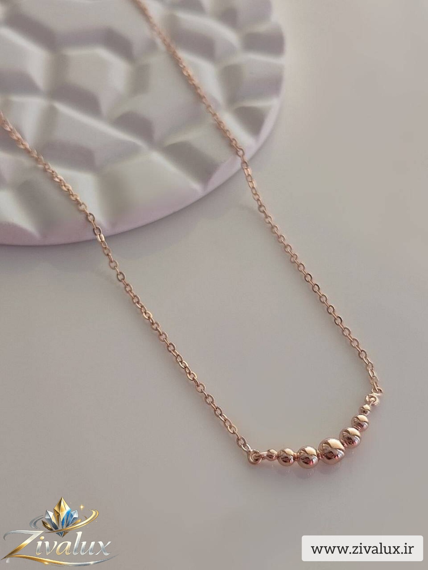 گردنبند زنانه مارک ژوپینگ XUPING مروارید دار