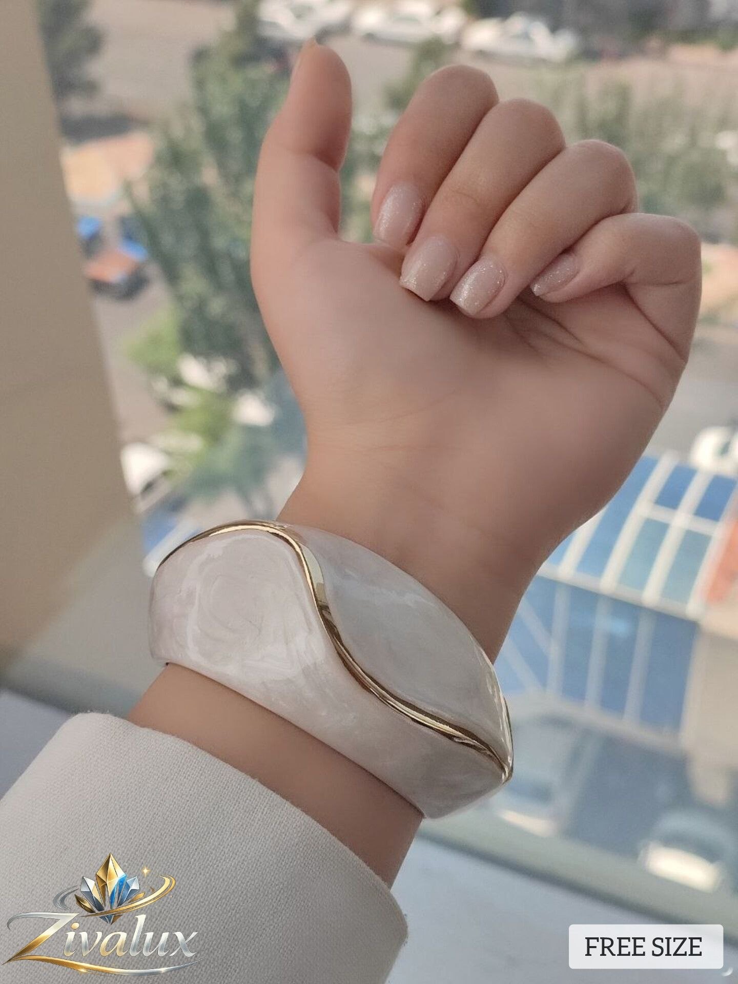 بنگل زنانه مینا کاری BANGLE (فری سایز)