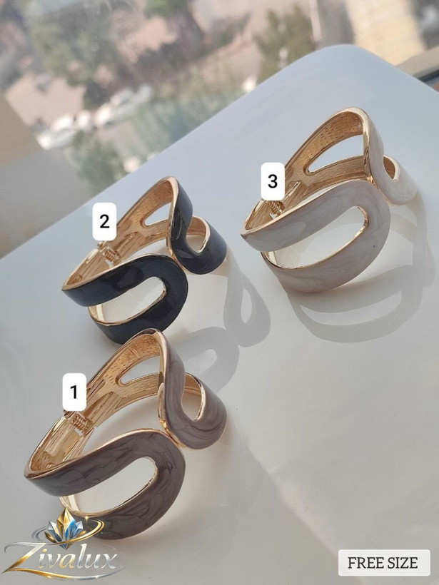 بنگل زنانه مدل مینا کاری BANGLE (فری سایز)