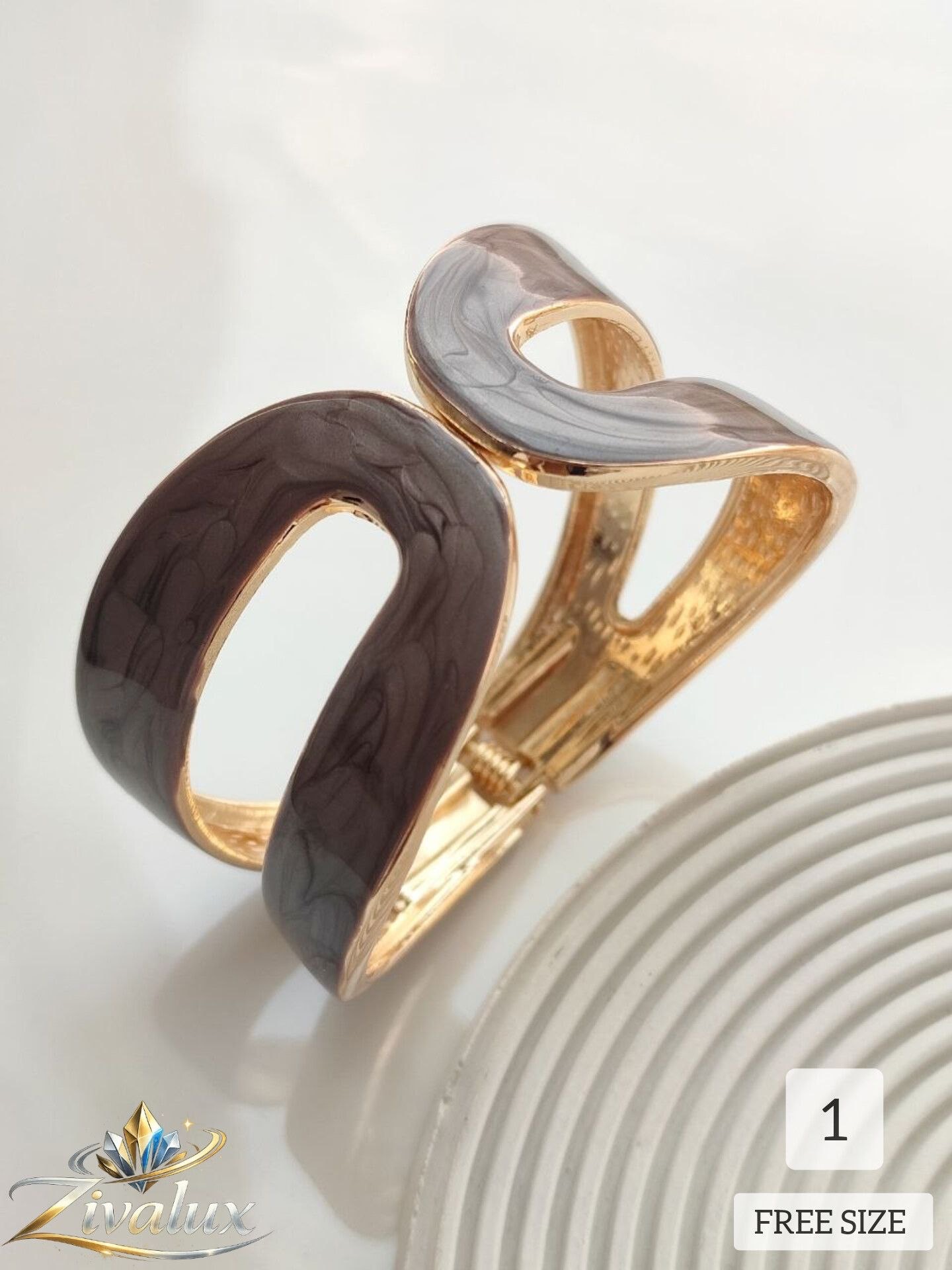 بنگل زنانه مدل مینا کاری BANGLE (فری سایز)