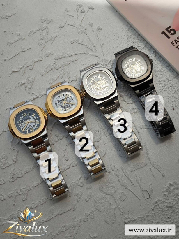 ساعت مردانه فلزی اتوماتیک مارک پتک فیلیپ PATEK PHILIPPE