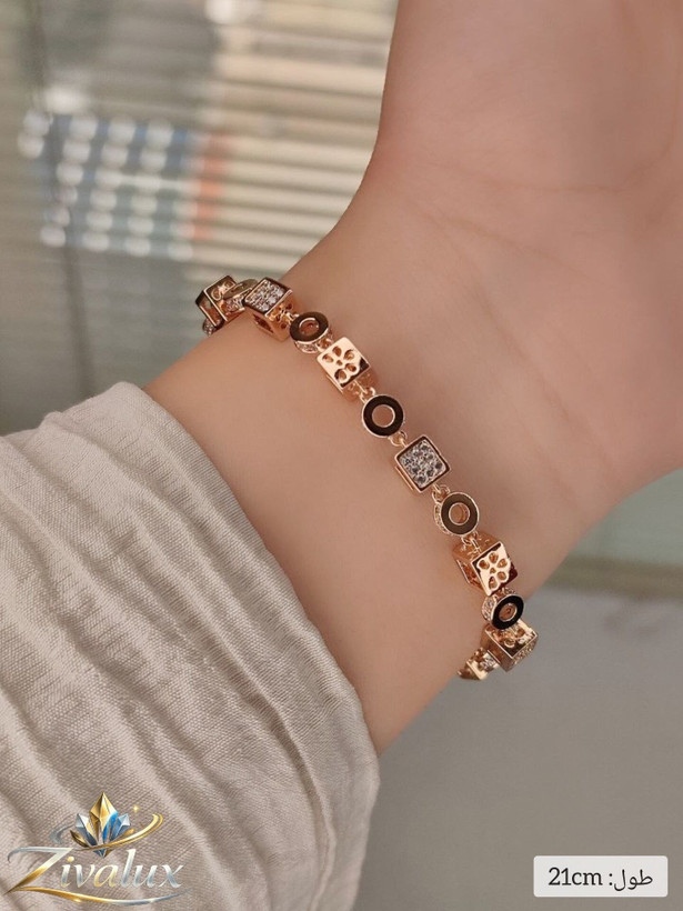 دستبند زنانه مارک ژوپینگ XUPING نگین دار