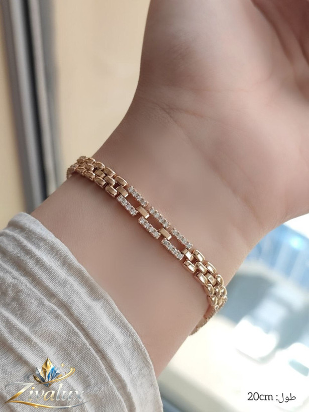 دستبند زنانه مارک ژوپینگ XUPING نگین دار