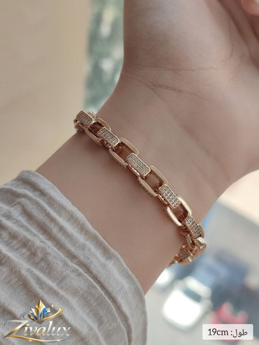 دستبند زنانه مارک ژوپینگ XUPING نگین دار