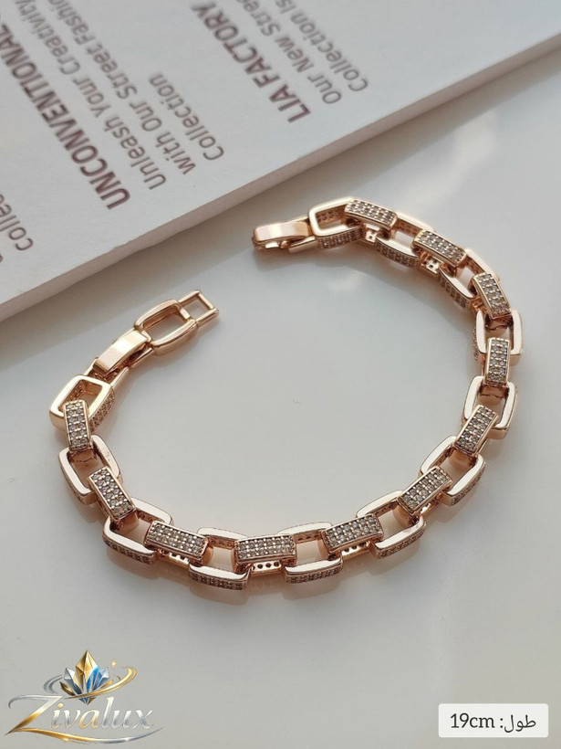 دستبند زنانه مارک ژوپینگ XUPING نگین دار