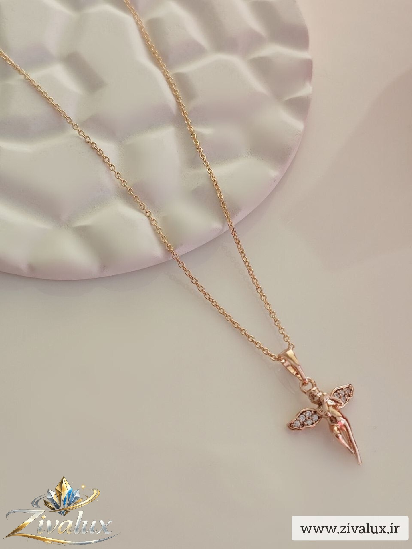گردنبند زنانه مارک ژوپینگ XUPING طرح فرشته