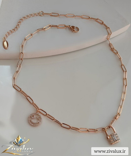 گردنبند زنانه مارک ژوپینگ XUPING نگین دار