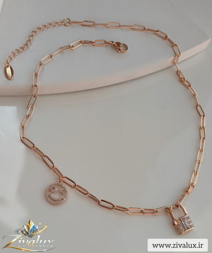 گردنبند زنانه مارک ژوپینگ XUPING نگین دار