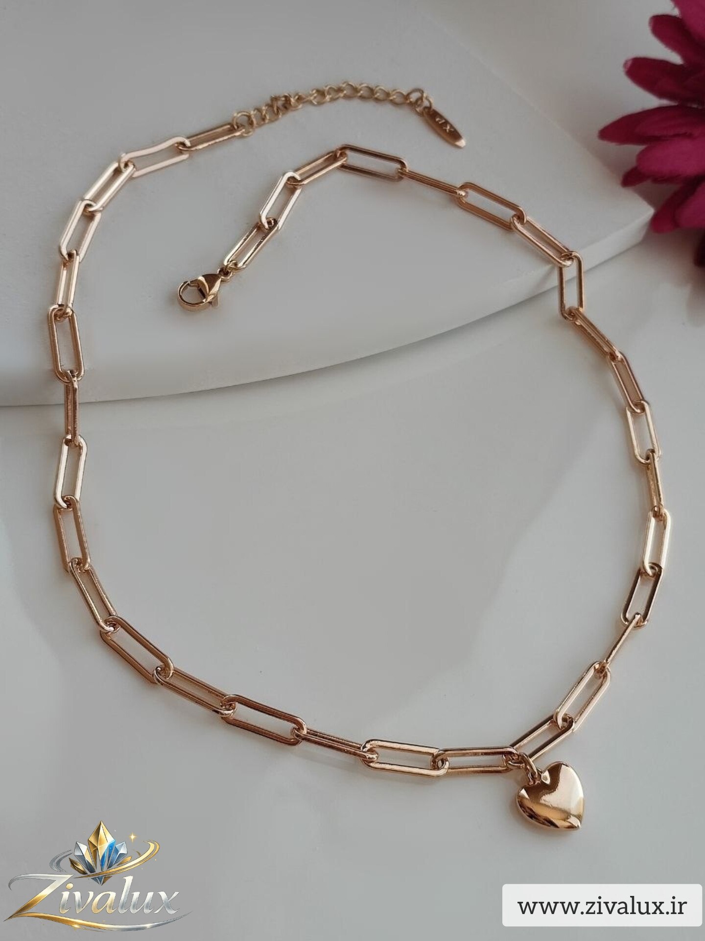 گردنبند زنانه مارک ژوپینگ XUPING طرح قلب