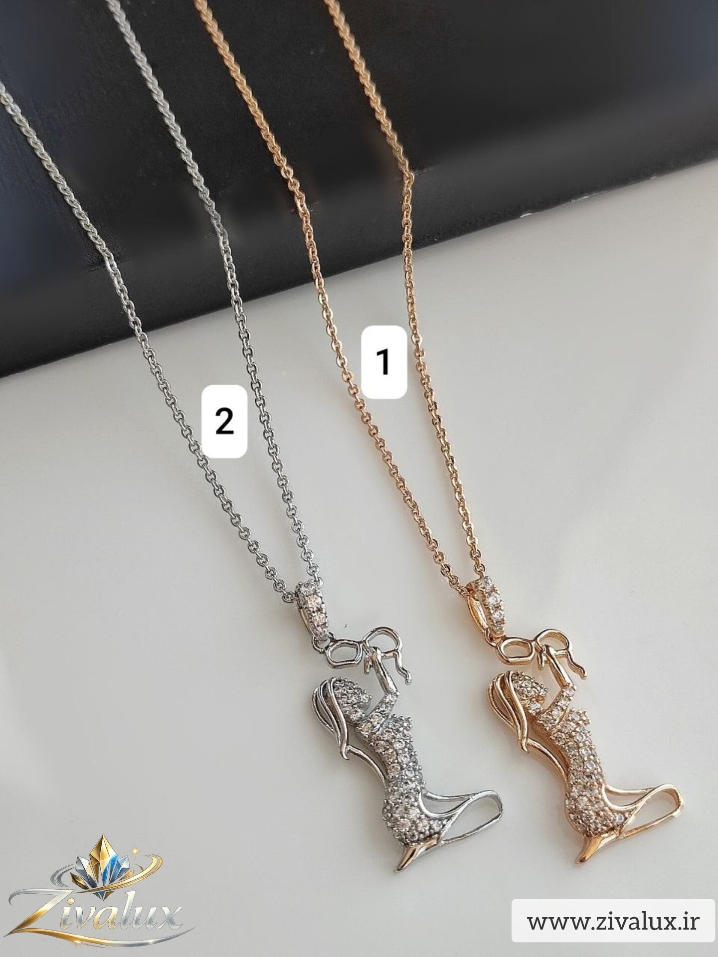 گردنبند زنانه مارک ژوپینگ XUPING طرح مادر فرزند