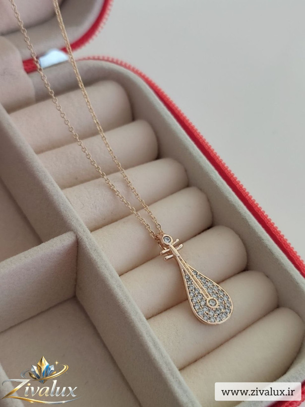 گردنبند زنانه مارک ژوپینگ XUPING نگین دار