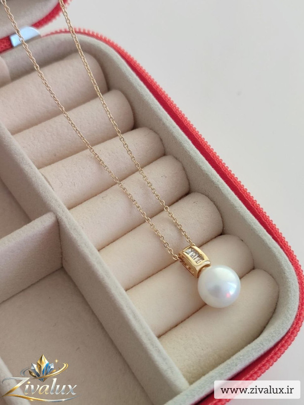 گردنبند زنانه مارک ژوپینگ XUPING مروارید دار