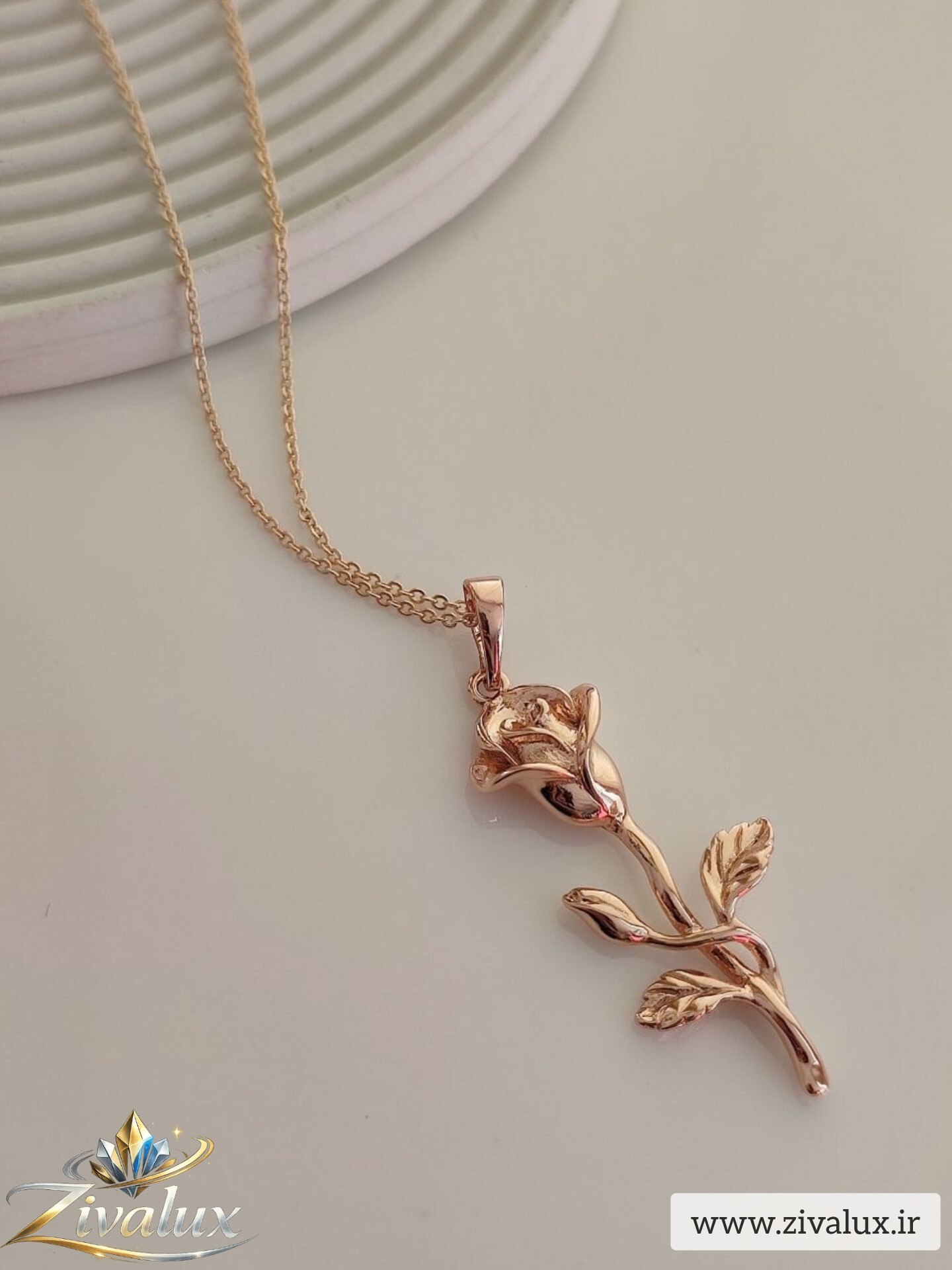 گردنبند زنانه مارک ژوپینگ XUPING طرح گل