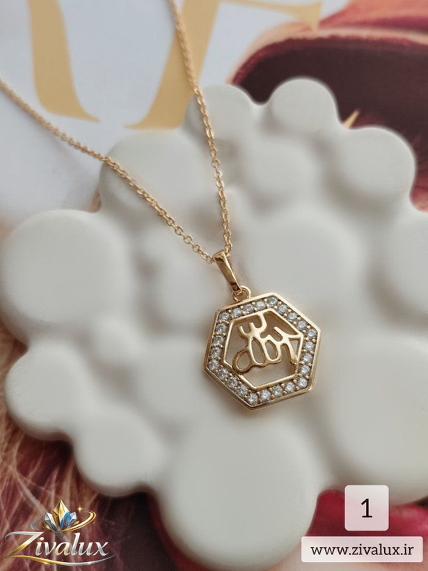 گردنبند زنانه مارک ژوپینگ XUPING نگین دار