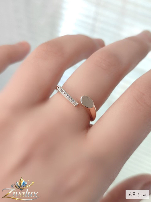 انگشتر زنانه مارک ژوپینگ XUPING نگین دار (سایز: ۶،۸)