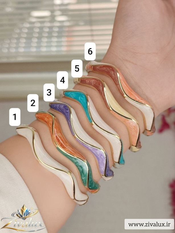 بنگل زنانه مدل مینا کاری BANGLE