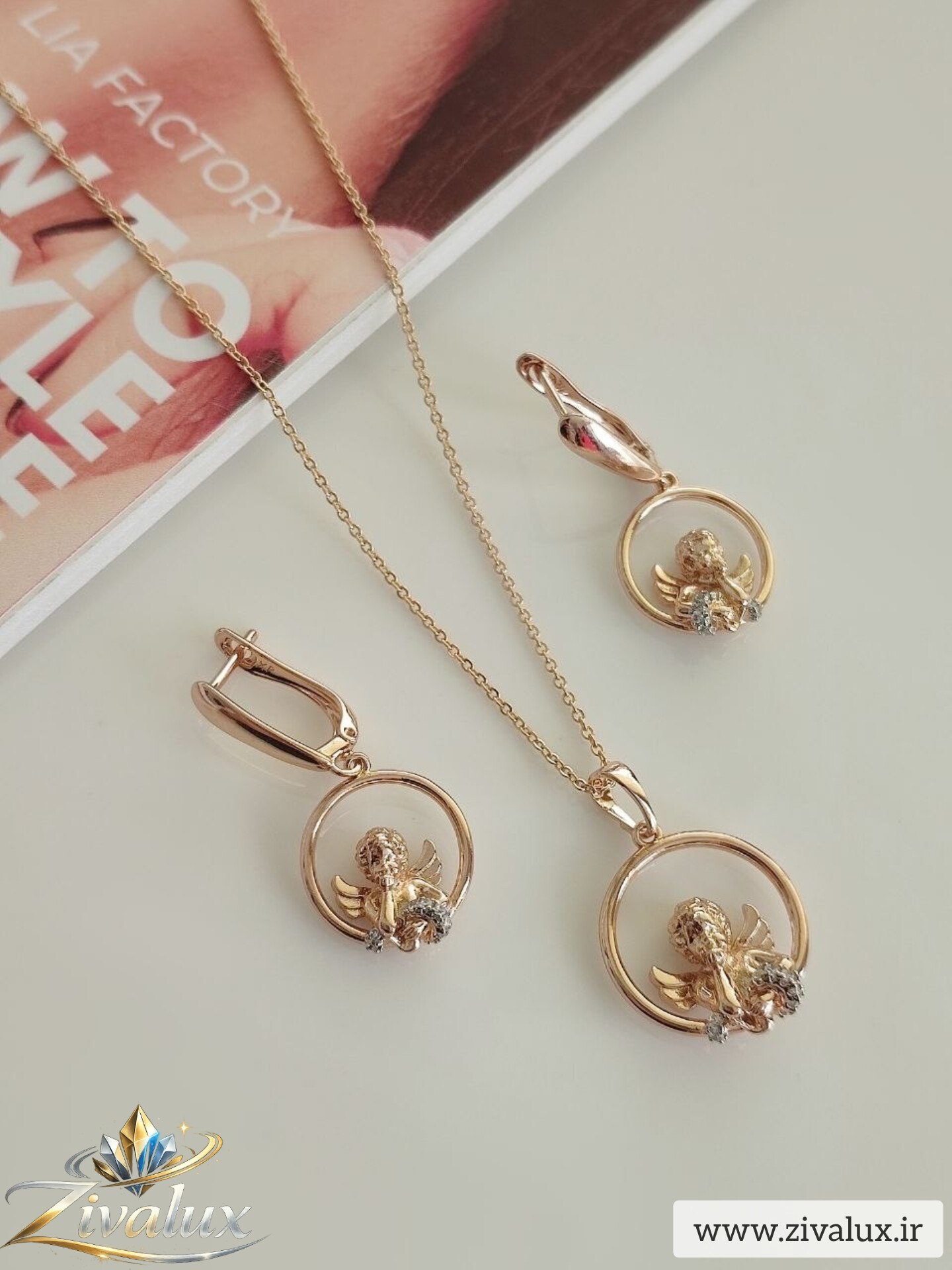 نیمست زنانه مارک ژوپینگ XUPING طرح فرشته