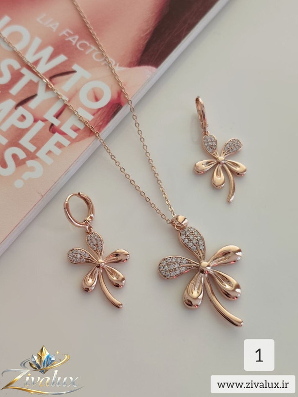 نیمست زنانه مارک ژوپینگ XUPING طرح گل نگین دار