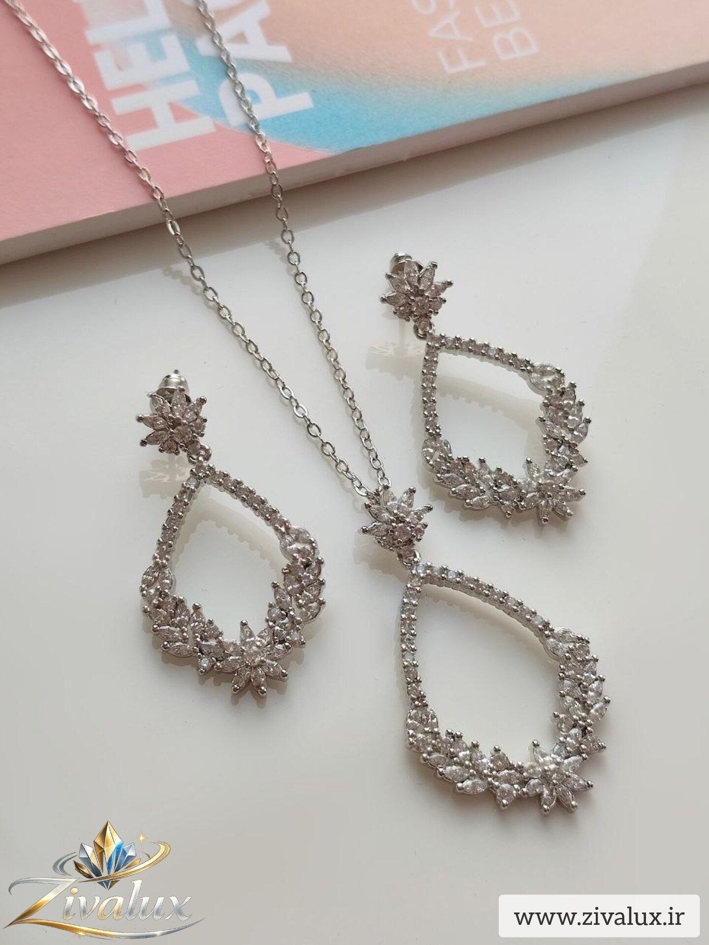 نیمست زنانه مدل جواهری JEWELRY نگین دار