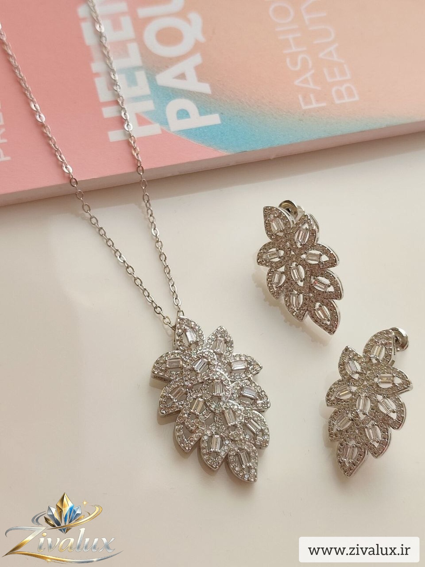 نیمست زنانه مدل جواهری JEWELRY نگین دار