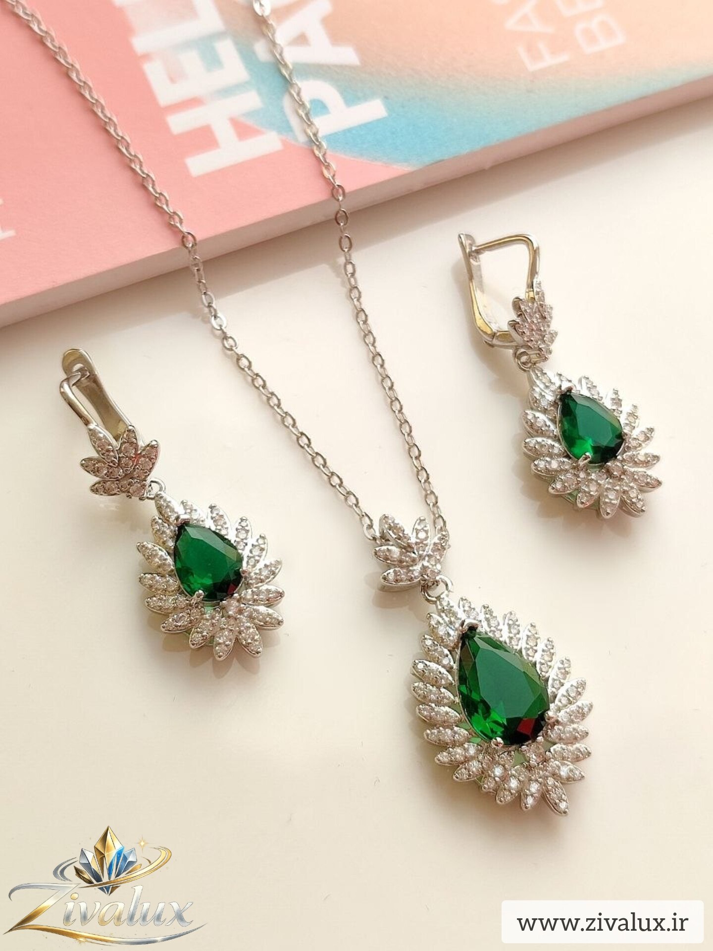 نیمست زنانه مدل جواهری JEWELRY نگین دار